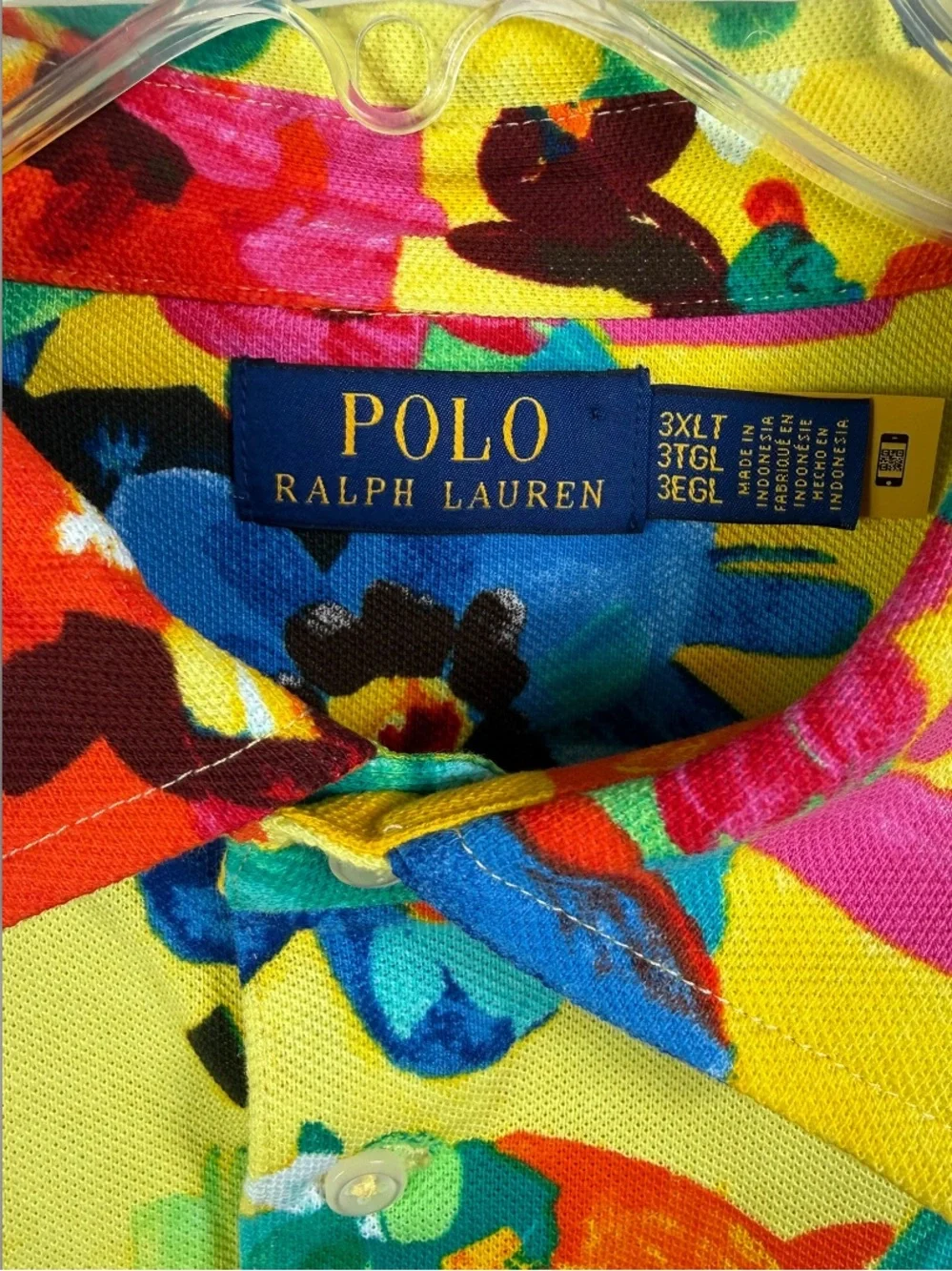 Ralph Lauren floral pique polo